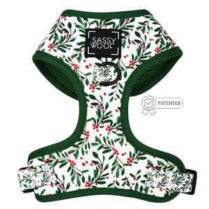 Sassy Woof - Under the Mistletoe, Adjustable Dog Harness